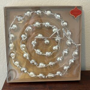 Vitbis Handcrafted glass ornament garland made in Poland NWT